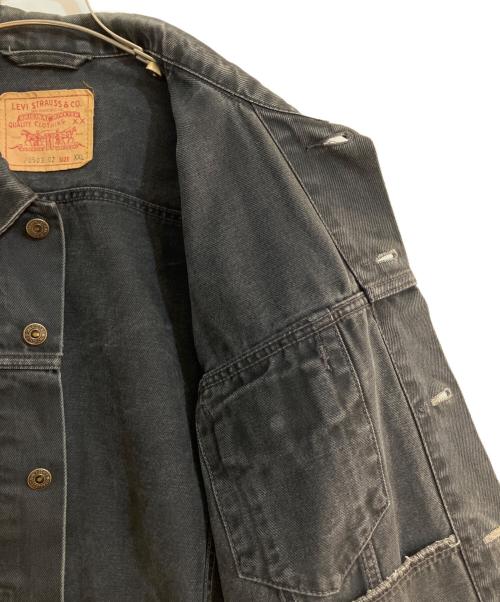 LEVI'S（リーバイス）LEVI'S (リーバイス) デニムジャケット ブラック サイズ:XXLの古着・服飾アイテム