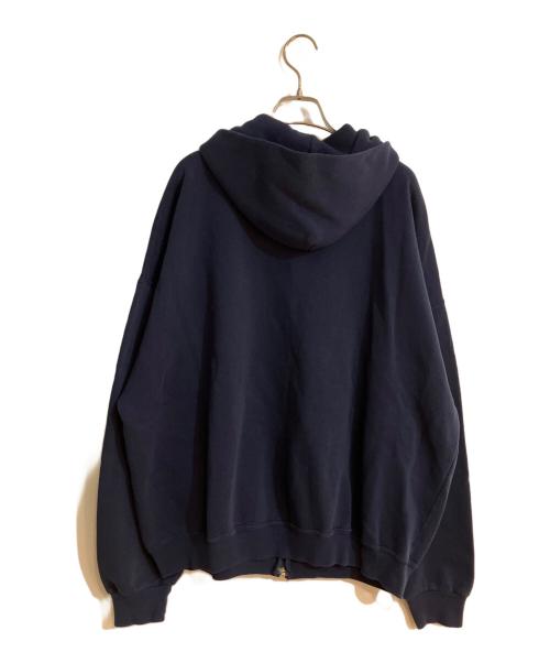 RUSSELL ATHLETIC（ラッセルアスレチック）RUSSELL ATHLETIC (ラッセルアスレチック) 無地ジップパーカー ネイビー サイズ:XXLの古着・服飾アイテム