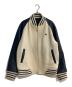 BURBERRY BLUE LABEL（バーバリー ブルー レーベル）の古着「袖レザージャケット」｜ベージュ×ネイビー