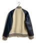 BURBERRY BLUE LABEL (バーバリー ブルー レーベル) 袖レザージャケット ベージュ×ネイビー サイズ:M：14000円