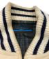 中古・古着 BURBERRY BLUE LABEL (バーバリー ブルー レーベル) 袖レザージャケット ベージュ×ネイビー サイズ:M：14000円