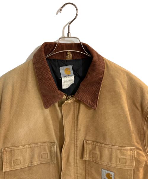 CarHartt（カーハート）CarHartt (カーハート) ダックトラディショナルコートアーティックキルト裏地ワークウェアジャケット ブラウン サイズ:不明の古着・服飾アイテム