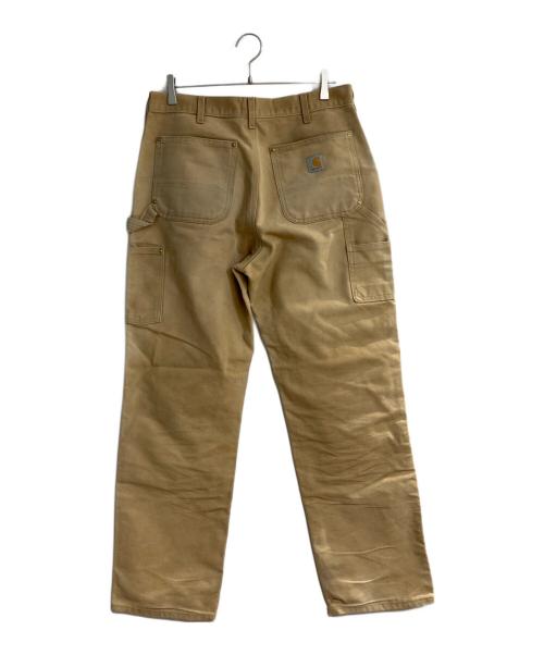CarHartt（カーハート）CarHartt (カーハート) FIRM DUCK DOUBLE FRONT UTILITY WORK PANT/ファーム ダック ダブル フロント ユーティリティ ワーク パンツ ブラウン サイズ: W34×L32の古着・服飾アイテム