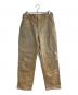 CarHartt（カーハート）の古着「FIRM DUCK DOUBLE FRONT UTILITY WORK PANT/ファーム ダック ダブル フロント ユーティリティ ワーク パンツ」｜ブラウン