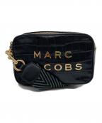 MARC JACOBSマークジェイコブス）の古着「クロスボディ クロコ型押しレザーショルダーバッグ」｜ブラック