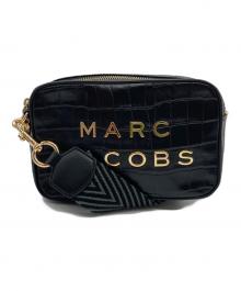 MARC JACOBS（マークジェイコブス）の古着「クロスボディ クロコ型押しレザーショルダーバッグ」｜ブラック