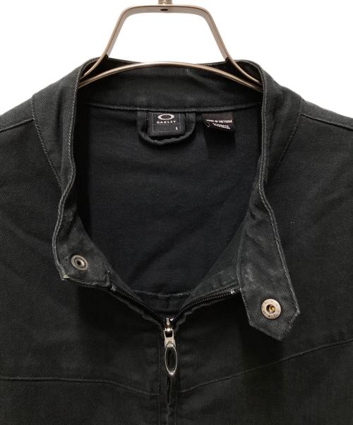 OAKLEY（オークリー）OAKLEY (オークリー) 00's コットンライダースジャケット ブラック サイズ:Ｌの古着・服飾アイテム