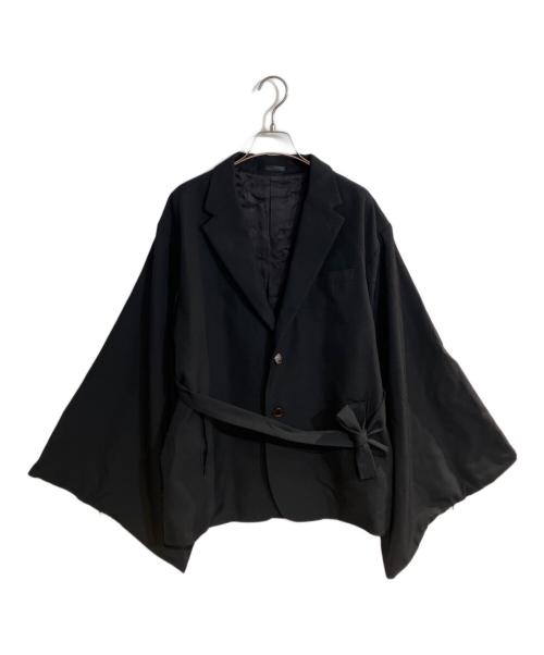 FUMITO GANRYU（フミトガンリュウ）FUMITO GANRYU (フミトガンリュウ) KIMONO テーラードジャケット ブラック サイズ:2の古着・服飾アイテム