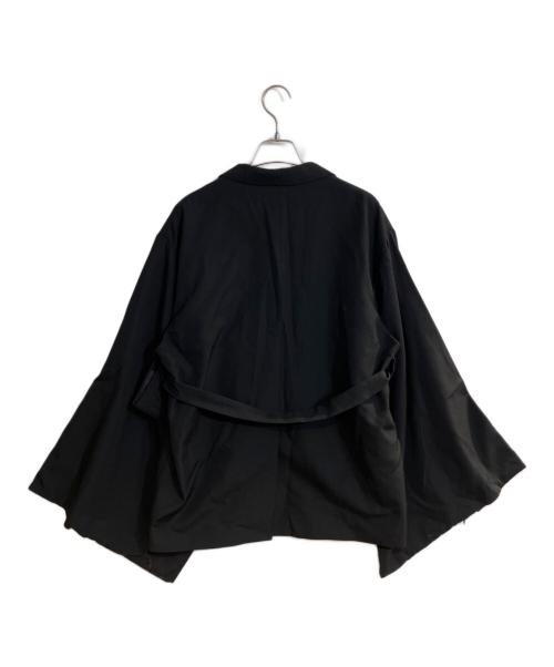 FUMITO GANRYU（フミトガンリュウ）FUMITO GANRYU (フミトガンリュウ) KIMONO テーラードジャケット ブラック サイズ:2の古着・服飾アイテム