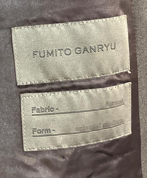 FUMITO GANRYU（フミトガンリュウ）FUMITO GANRYU (フミトガンリュウ) KIMONO テーラードジャケット ブラック サイズ:2の古着・服飾アイテム
