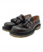 BOTTEGA VENETAボッテガベネタ）の古着「The Stilt Tassel Leather Loafer/ザ スティルト タッセル レザー ローファー」｜ブラウン