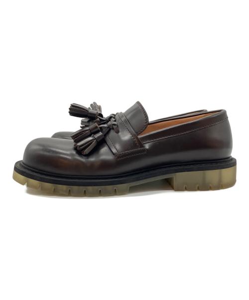 BOTTEGA VENETA（ボッテガベネタ）BOTTEGA VENETA (ボッテガベネタ) The Stilt Tassel Leather Loafer/ザ スティルト タッセル レザー ローファー ブラウン サイズ:42の古着・服飾アイテム