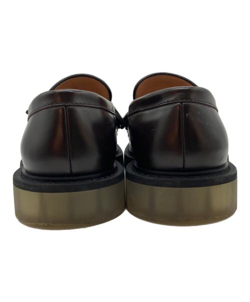 BOTTEGA VENETA（ボッテガベネタ）BOTTEGA VENETA (ボッテガベネタ) The Stilt Tassel Leather Loafer/ザ スティルト タッセル レザー ローファー ブラウン サイズ:42の古着・服飾アイテム