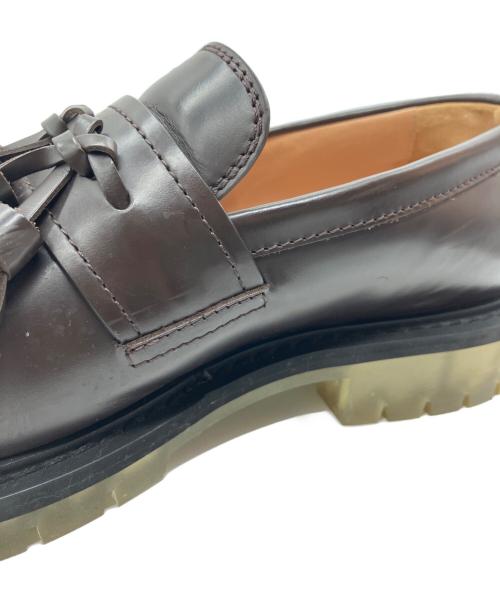 BOTTEGA VENETA（ボッテガベネタ）BOTTEGA VENETA (ボッテガベネタ) The Stilt Tassel Leather Loafer/ザ スティルト タッセル レザー ローファー ブラウン サイズ:42の古着・服飾アイテム