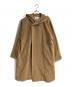 MaxMara（マックスマーラ）の古着「カシミヤ混フーデッドコート」｜ブラウン
