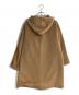MaxMara (マックスマーラ) カシミヤ混フーデッドコート ブラウン サイズ:40：35000円