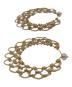 SIRISIRI (シリシリ) ARABESQUE EARRINGS HOOP WHT MINI/アラベスク イヤリングス フープ ホワイト ミニ ベージュ：14000円