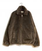 MONKEY TIMEモンキータイム）の古着「FAUX FUR ZIP BLSN/ブルゾン/フェイクファー ジップ ブルゾン」｜ブラウン