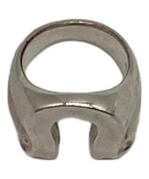 THE CRIMIE（ザ クライミー）THE CRIMIE (ザ クライミー) LETTER RIBBON HORSE SHOE SILVER RING SMALL/レター リボン ホースシュー シルバー リング スモール シルバー サイズ:7号の古着・服飾アイテム