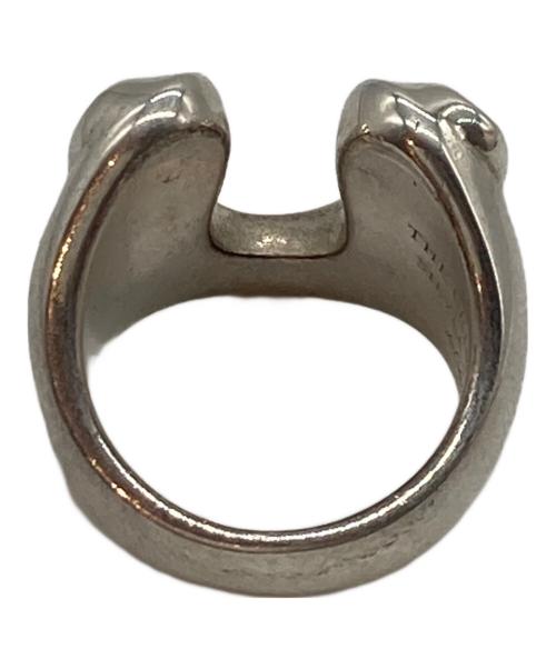 THE CRIMIE（ザ クライミー）THE CRIMIE (ザ クライミー) LETTER RIBBON HORSE SHOE SILVER RING SMALL/レター リボン ホースシュー シルバー リング スモール シルバー サイズ:7号の古着・服飾アイテム