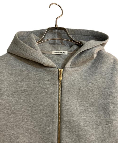 EVERYDAY I LIKE.（エヴリデイ アイ ライク）EVERYDAY I LIKE. (エヴリデイ アイ ライク) Oversized Hoodie/オーバーサイズ フーディ グレー サイズ:表起なしの古着・服飾アイテム