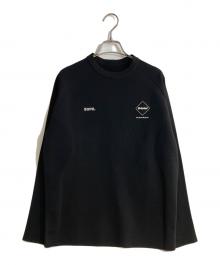 F.C.R.B.（エフシーレアルブリストル）の古着「TECH KNIT L/S TOP」｜ブラック