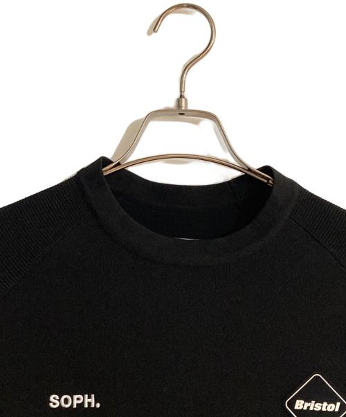 F.C.R.B.（エフシーレアルブリストル）F.C.R.B. (エフシーレアルブリストル) TECH KNIT L/S TOP ブラック サイズ:Sの古着・服飾アイテム