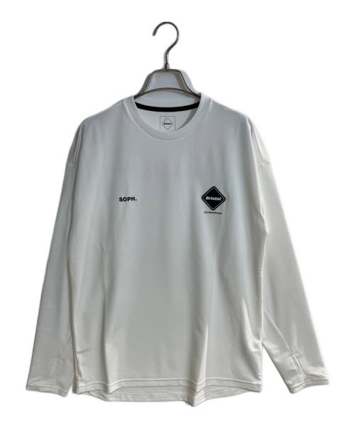 F.C.R.B.（エフシーレアルブリストル）F.C.R.B. (エフシーレアルブリストル) AUTHENTIC L/S TOP ホワイト サイズ:Sの古着・服飾アイテム