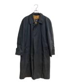 Burberry'sバーバリーズ）の古着「ノヴァチェックライナー付ステンカラーコート」｜ネイビー