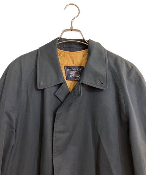 Burberry's（バーバリーズ）Burberry's (バーバリーズ) ノヴァチェックライナー付ステンカラーコート ネイビー サイズ:48の古着・服飾アイテム