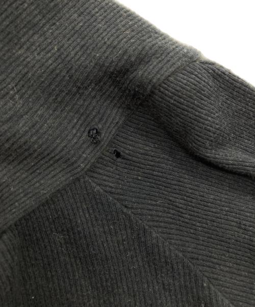 L.G.B（ルグランブルー）L.G.B (ルグランブルー) アンゴラ混ドレープカーディガン ブラック サイズ:1の古着・服飾アイテム