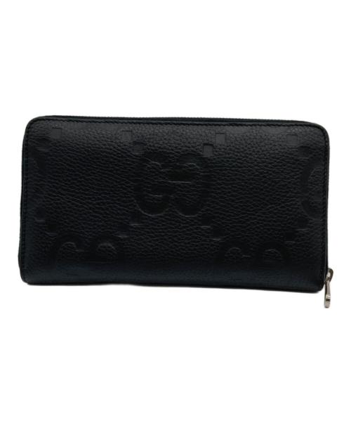 GUCCI（グッチ）GUCCI (グッチ) ジャンボGGラウンドファスナー ブラックの古着・服飾アイテム