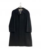 Burberry'sバーバリーズ）の古着「ウールカシミヤステンカラーコート」｜ブラック