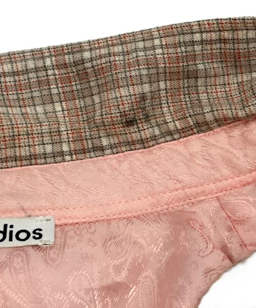 Acne studios（アクネ ストゥディオズ）ACNE STUDIOS (アクネ ストゥディオズ) 中綿チェックシャツジャケット ベージュ サイズ:48の古着・服飾アイテム