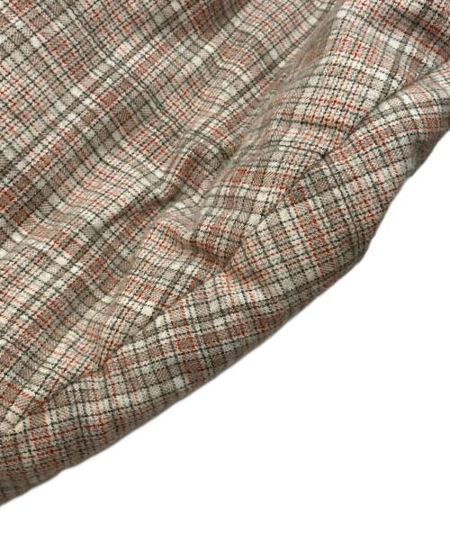Acne studios（アクネ ストゥディオズ）ACNE STUDIOS (アクネ ストゥディオズ) 中綿チェックシャツジャケット ベージュ サイズ:48の古着・服飾アイテム