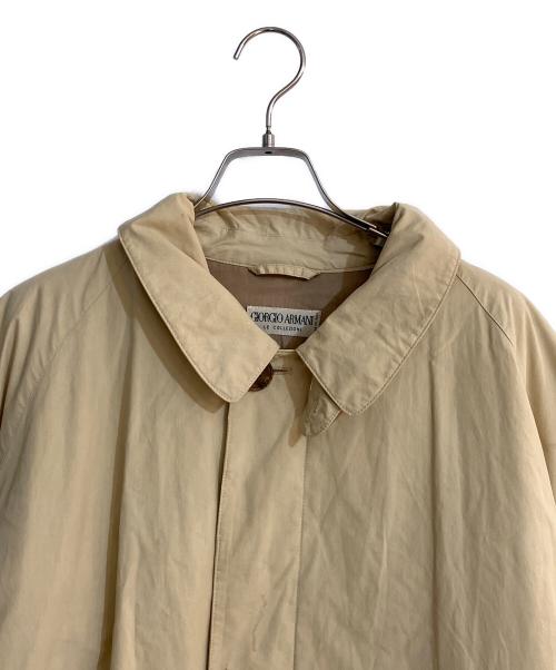GIORGIO ARMANI（ジョルジオアルマーニ）GIORGIO ARMANI (ジョルジオアルマーニ) オールドステンカラーコート ベージュ サイズ:48の古着・服飾アイテム