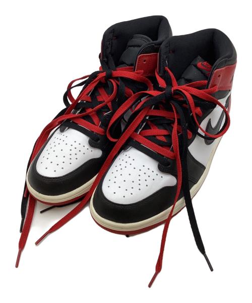 NIKE（ナイキ）NIKE (ナイキ) Air Jordan 1 Retro High OG/エアジョーダン ワン レトロ ハイ オージー ホワイト×レッド サイズ:27.5cm 未使用品の古着・服飾アイテム