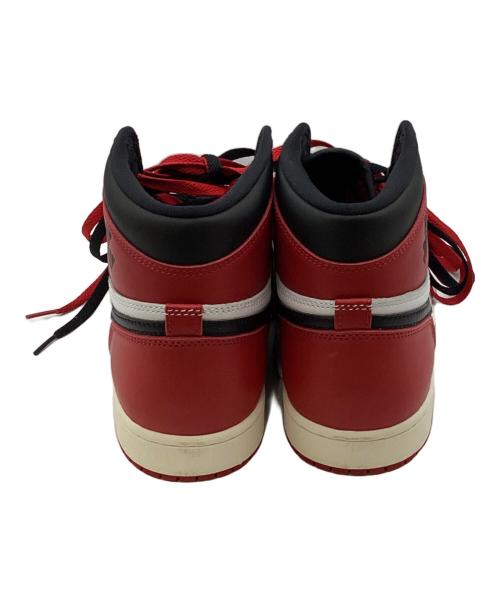 NIKE（ナイキ）NIKE (ナイキ) Air Jordan 1 Retro High OG/エアジョーダン ワン レトロ ハイ オージー ホワイト×レッド サイズ:27.5cm 未使用品の古着・服飾アイテム