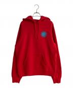 SUPREME×SPITFIREシュプリーム×スピットファイア）の古着「18SS Hooded Sweatshirt/フーディッドスウェットシャツ」｜レッド