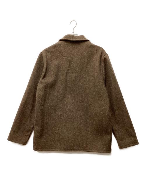 LE LABOUREUR（ル ラブルール）LE LABOUREUR (ル ラブルール) ウールマッキーノジャケット ブラウン サイズ:2の古着・服飾アイテム