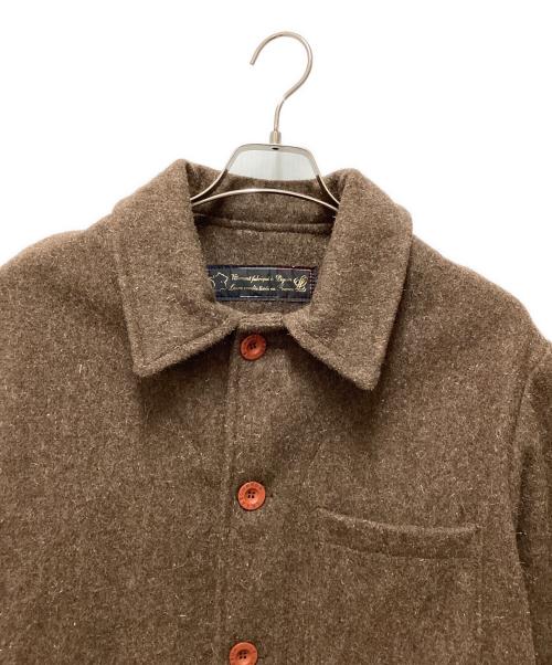 LE LABOUREUR（ル ラブルール）LE LABOUREUR (ル ラブルール) ウールマッキーノジャケット ブラウン サイズ:2の古着・服飾アイテム