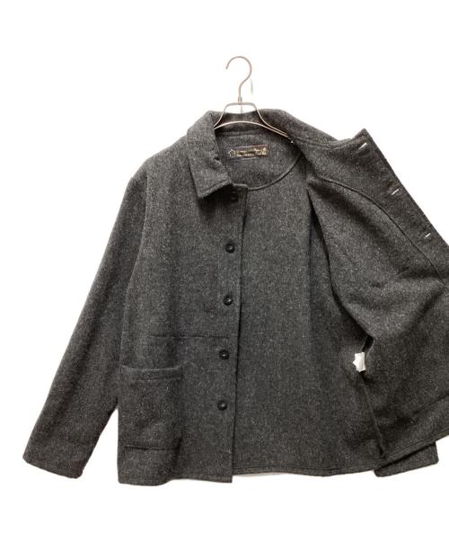 LE LABOUREUR（ル ラブルール）LE LABOUREUR (ル ラブルール) ウールマッキーノジャケット グレー サイズ:3の古着・服飾アイテム