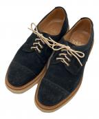 Tricker's×URBAN RESEARCH DOORSトリッカーズ×アーバンリサーチドアーズ）の古着「ストレートチップスウェードシューズ」｜ブラック