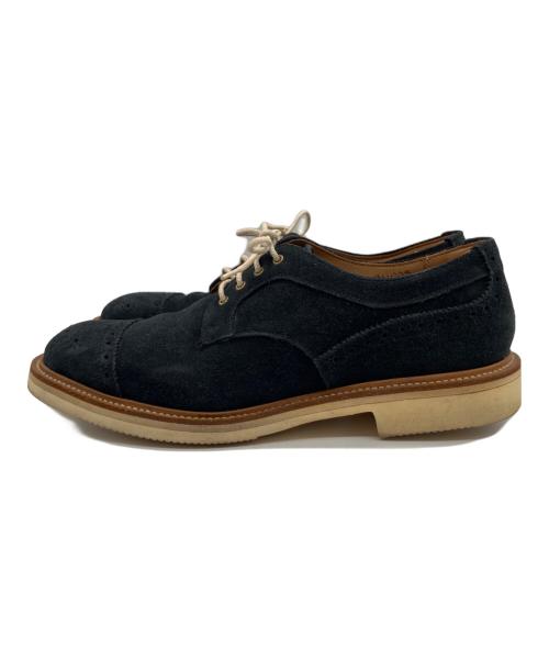 Tricker's（トリッカーズ）Tricker's (トリッカーズ) URBAN RESEARCH DOORS (アーバンリサーチドアーズ) ストレートチップスウェードシューズ ブラック サイズ:8の古着・服飾アイテム