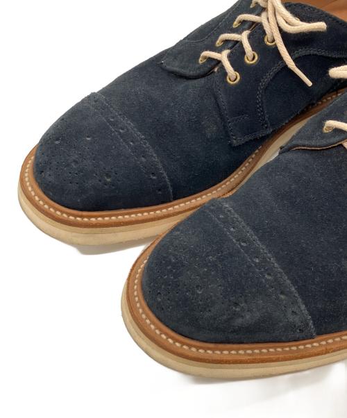 Tricker's（トリッカーズ）Tricker's (トリッカーズ) URBAN RESEARCH DOORS (アーバンリサーチドアーズ) ストレートチップスウェードシューズ ブラック サイズ:8の古着・服飾アイテム