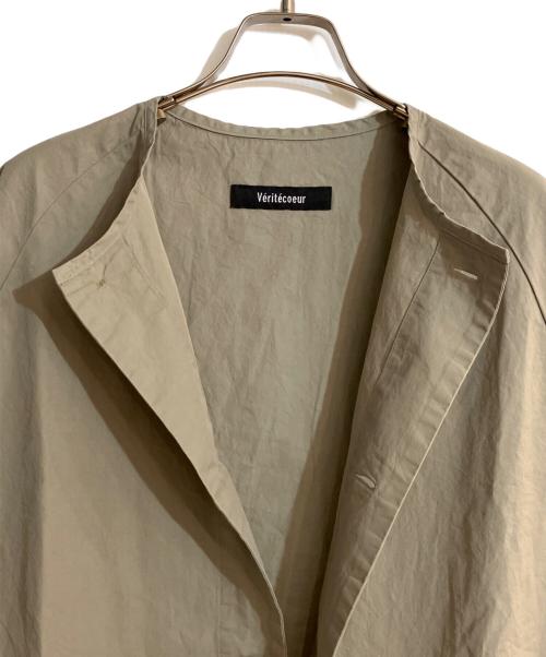 Veritecoeur（ヴェリテクール）Veritecoeur (ヴェリテクール) Vegetable Dyeing ヨークシャツ グリーン サイズ:FREEの古着・服飾アイテム