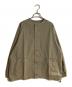 Veritecoeur（ヴェリテクール）の古着「Vegetable Dyeing ヨークシャツ」｜グリーン