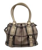 BURBERRYバーバリー）の古着「Northfield Trench Tote Bag/ノースフィールド トレンチ トート バッグ」｜ベージュ