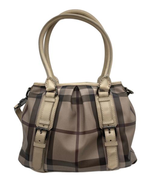 BURBERRY（バーバリー）BURBERRY (バーバリー) Northfield Trench Tote Bag/ノースフィールド トレンチ トート バッグ ベージュの古着・服飾アイテム