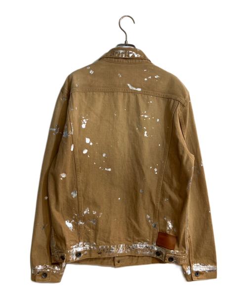 KHOKI（コッキ）KHOKI (コッキ) Silver printed jacket/シルバープリンティッドジャケット ブラウン サイズ:2の古着・服飾アイテム